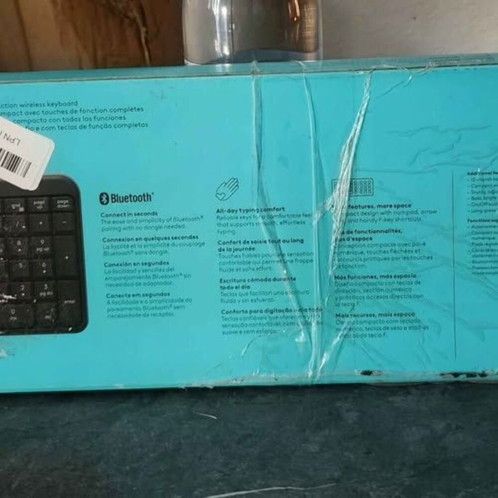 Logitech K250 Compact Wireless Keyboard - Picture 2 of 3